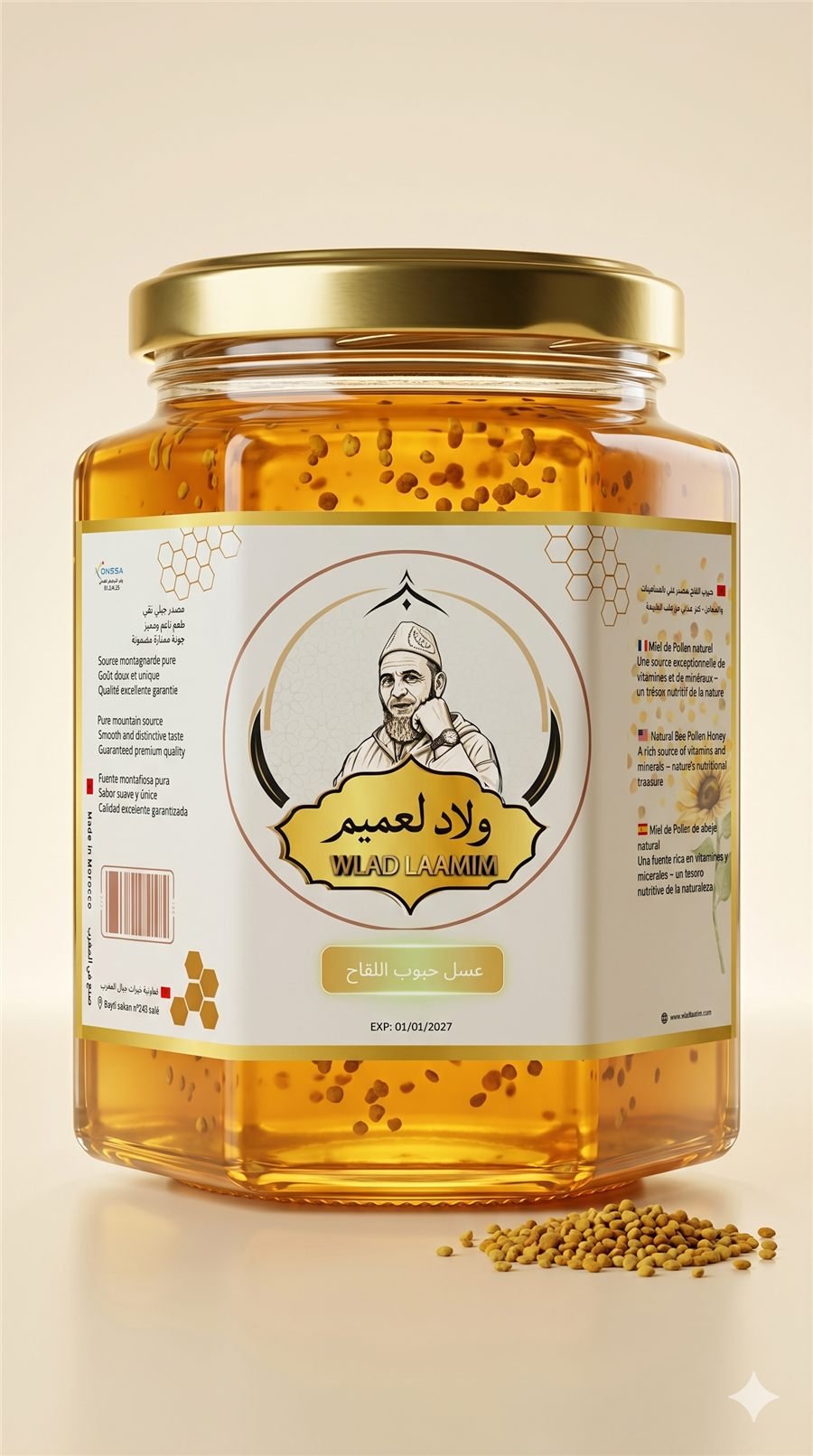 Bee Pollen Honey